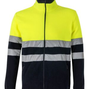 Chaqueta polar bicolor