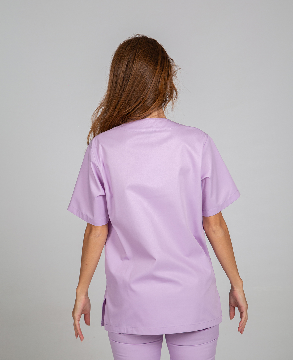 Blusa sanitaria Unisex pico sarga - Imagen 18