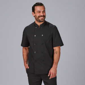 Chaqueta cocina unisex popelín manga corta