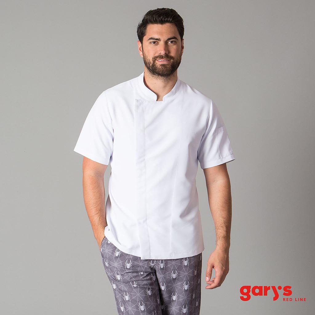 Chaqueta cocina manga corta Prats "RED LINE"