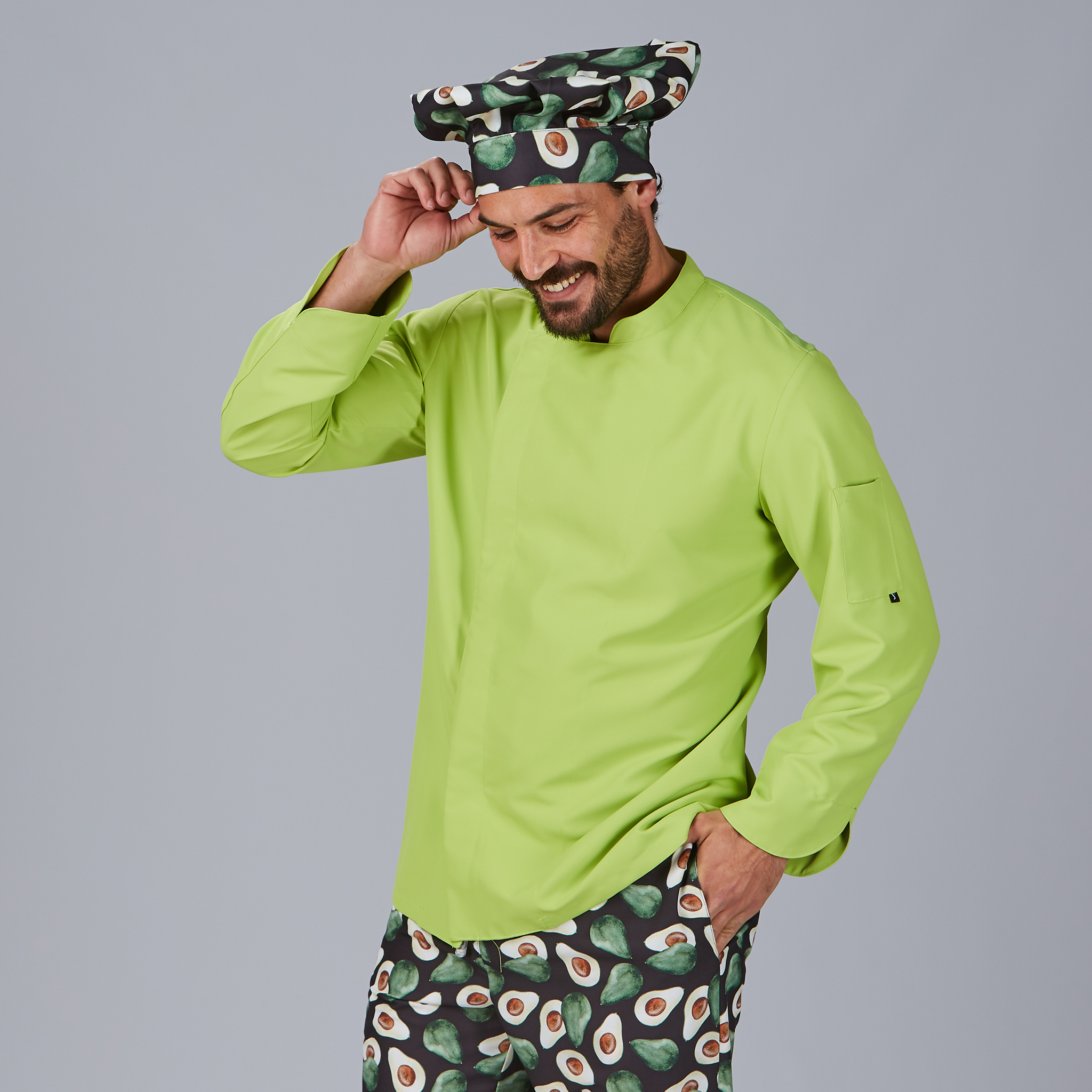 Chaqueta cocina microfibra Vidal - Imagen 12