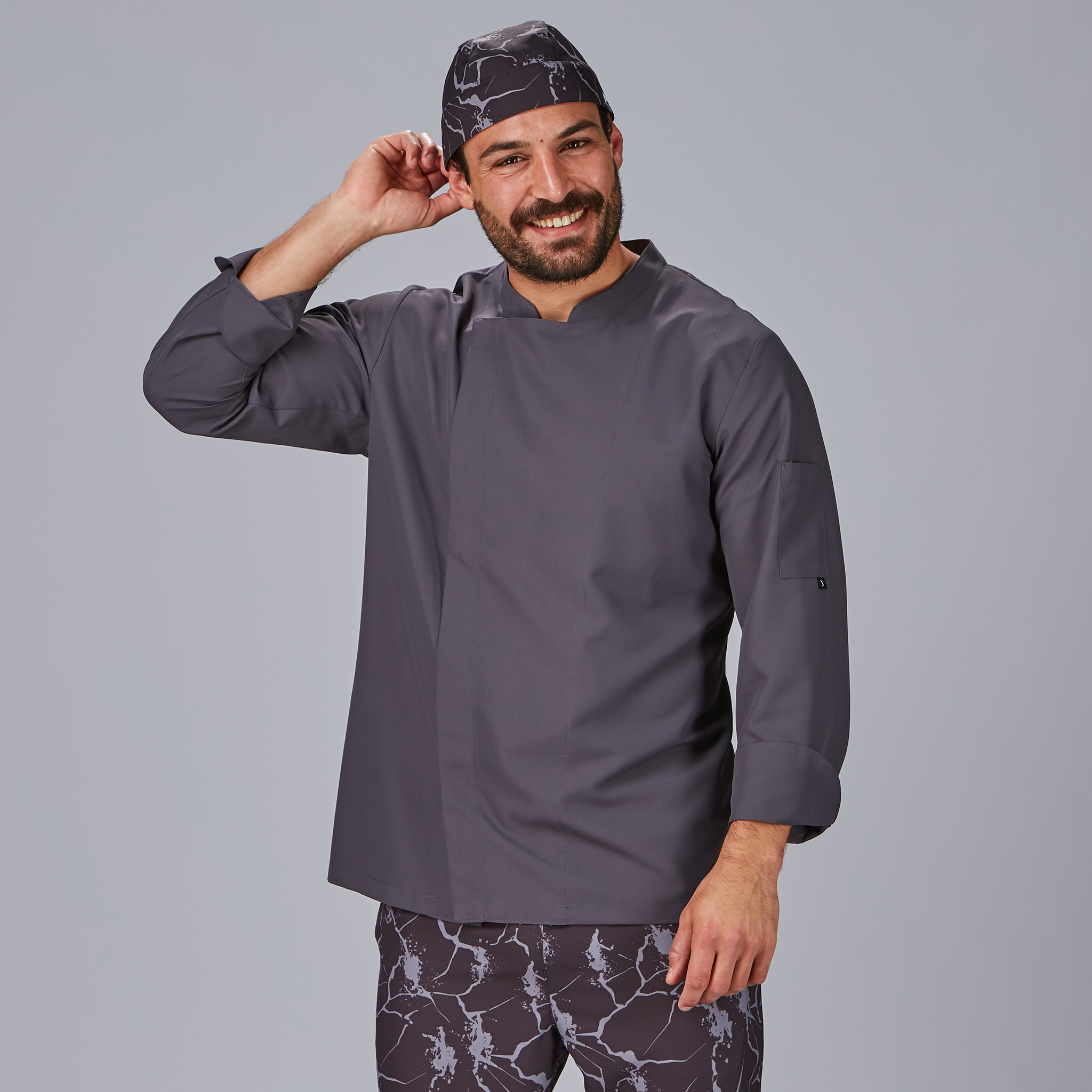 Chaqueta cocina microfibra Vidal