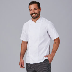 Chaqueta cocina sarga Luque manga corta