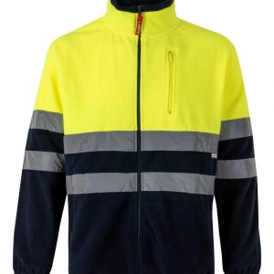 Chaqueta polar bicolor