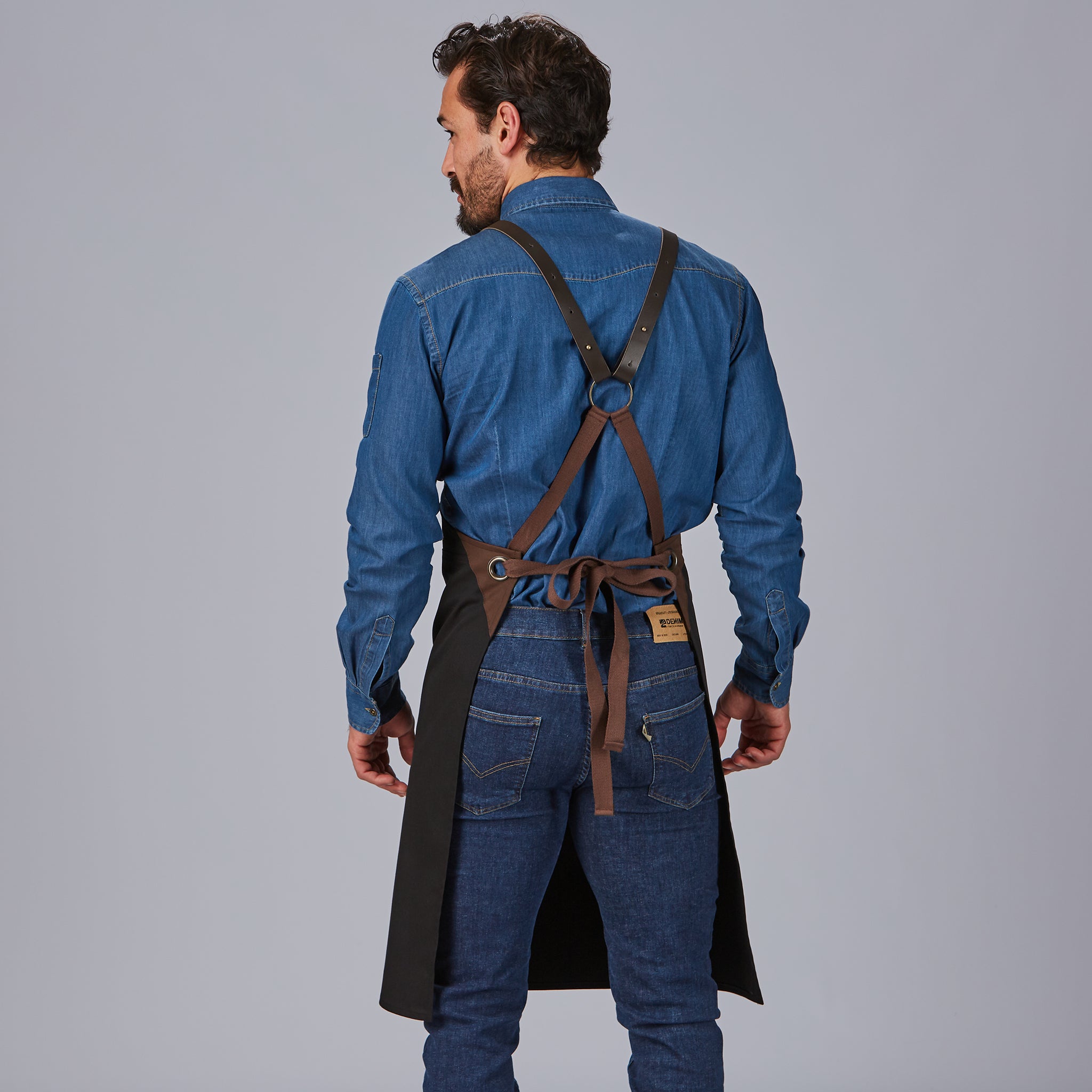 Delantal peto herrajes en piel 88X74 cm - Imagen 19