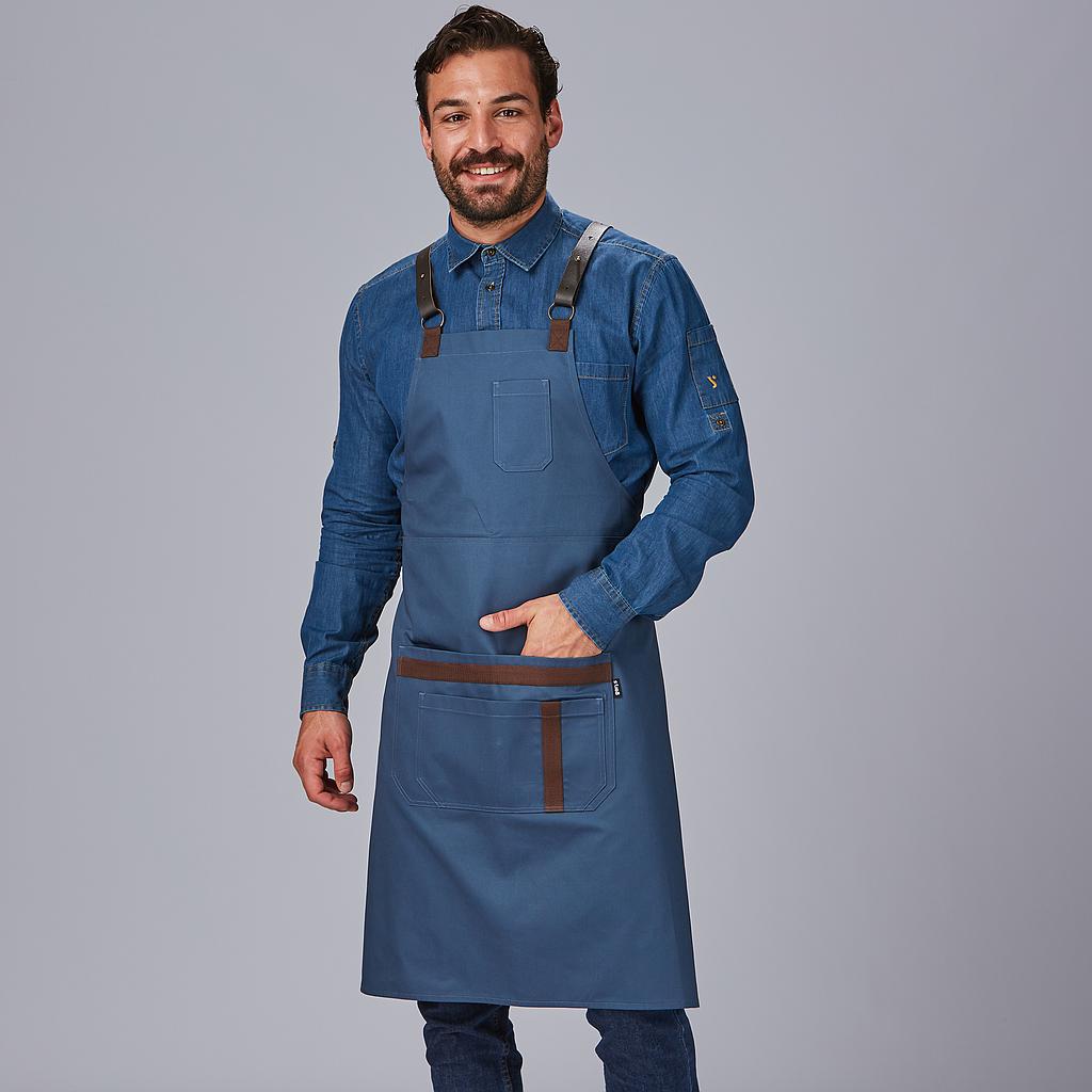 Delantal peto herrajes en piel 88X74 cm - Imagen 8