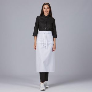 Delantal francés con bolsillo 90x75 cm