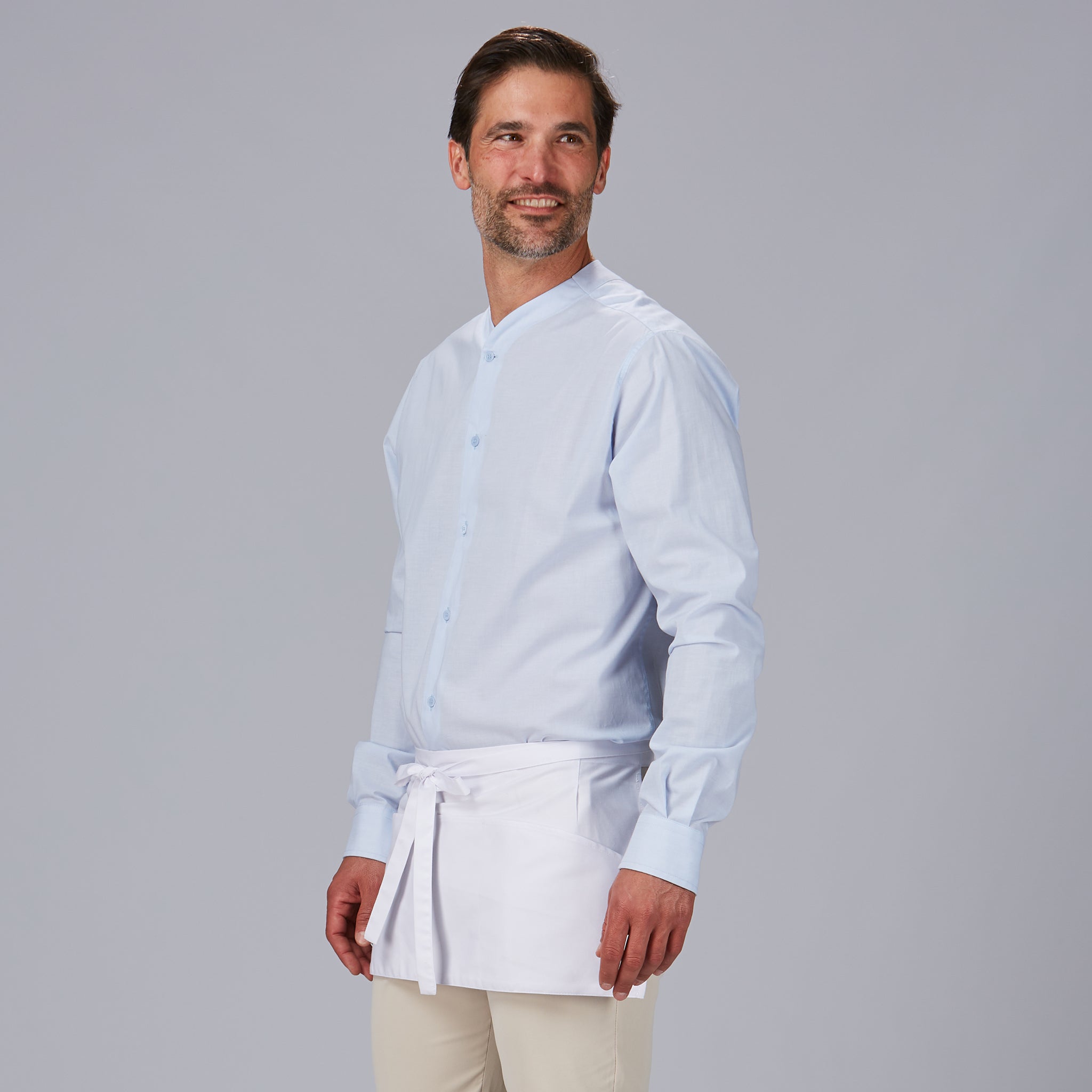 Delantal sin peto corto bolsillo 30x60 cm - Imagen 27