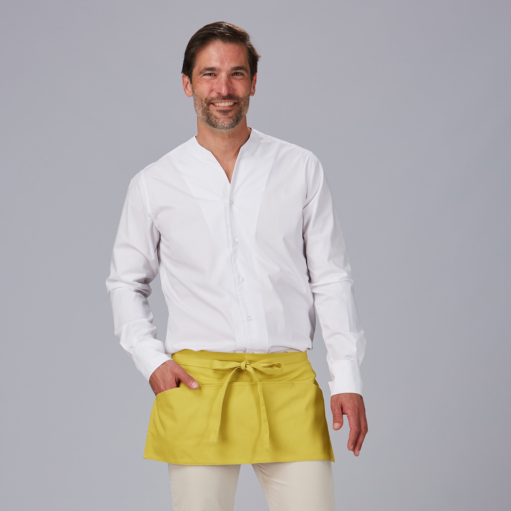 Delantal sin peto corto bolsillo 30x60 cm - Imagen 12