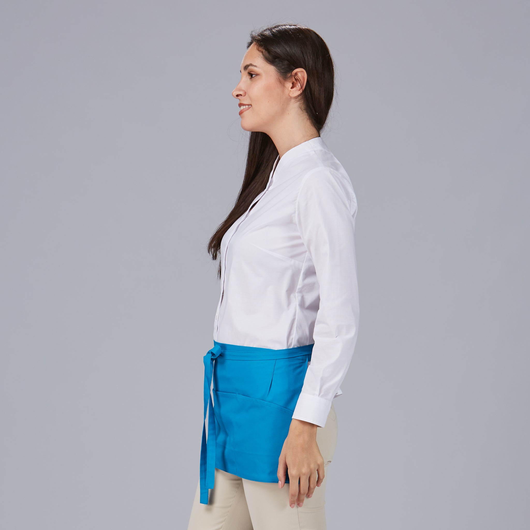 Delantal sin peto corto bolsillo 30x60 cm - Imagen 6