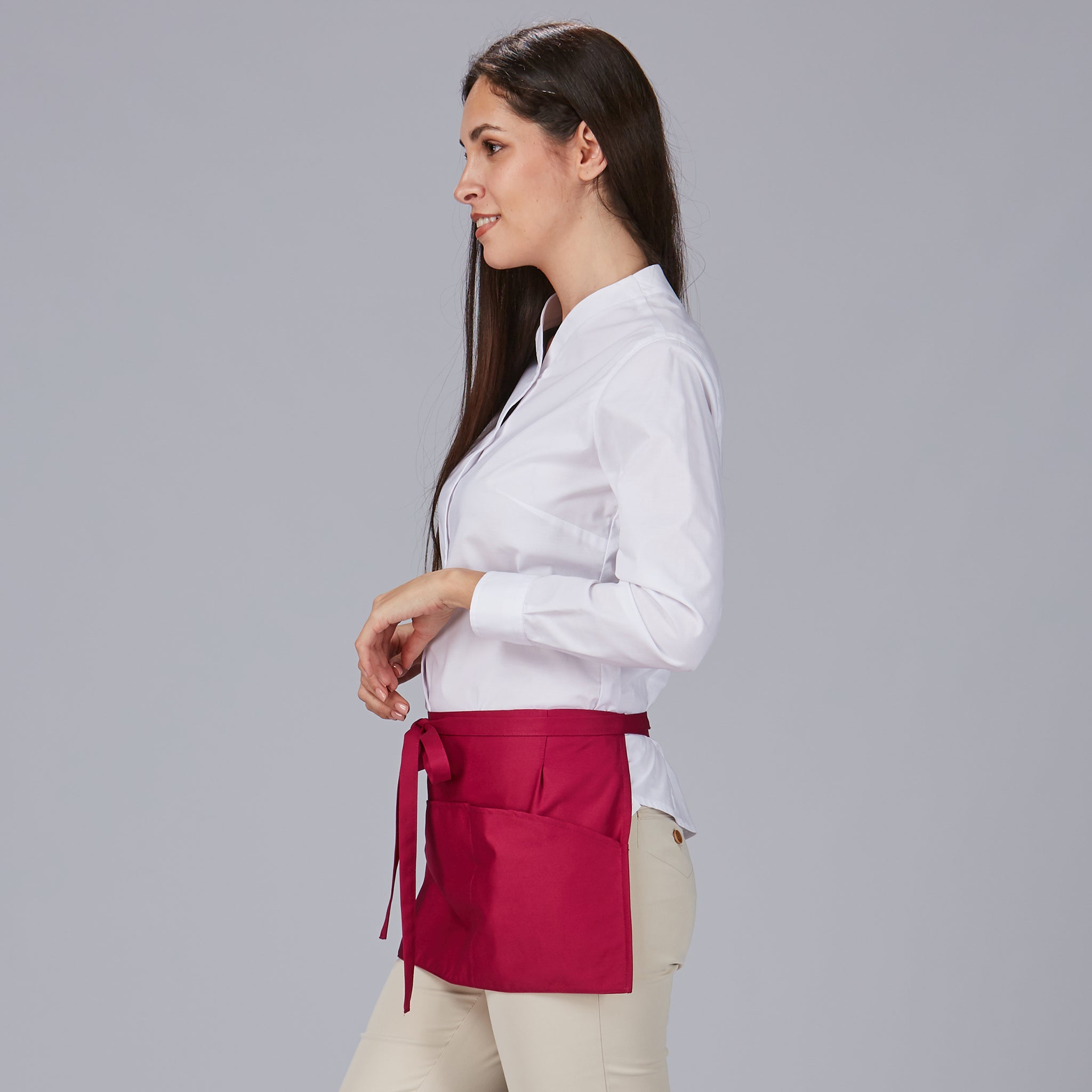 Delantal sin peto corto bolsillo 30x60 cm - Imagen 39