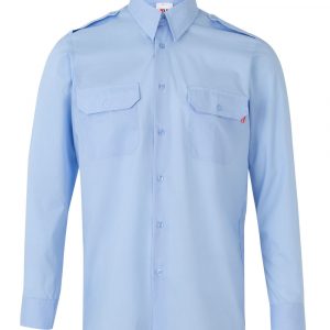 Camisa con galoneras manga larga